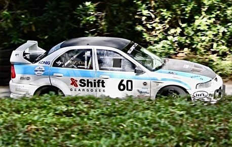 Team Rapidevo at Wiscombe Park Hillclimb with X shift sequential gearbox